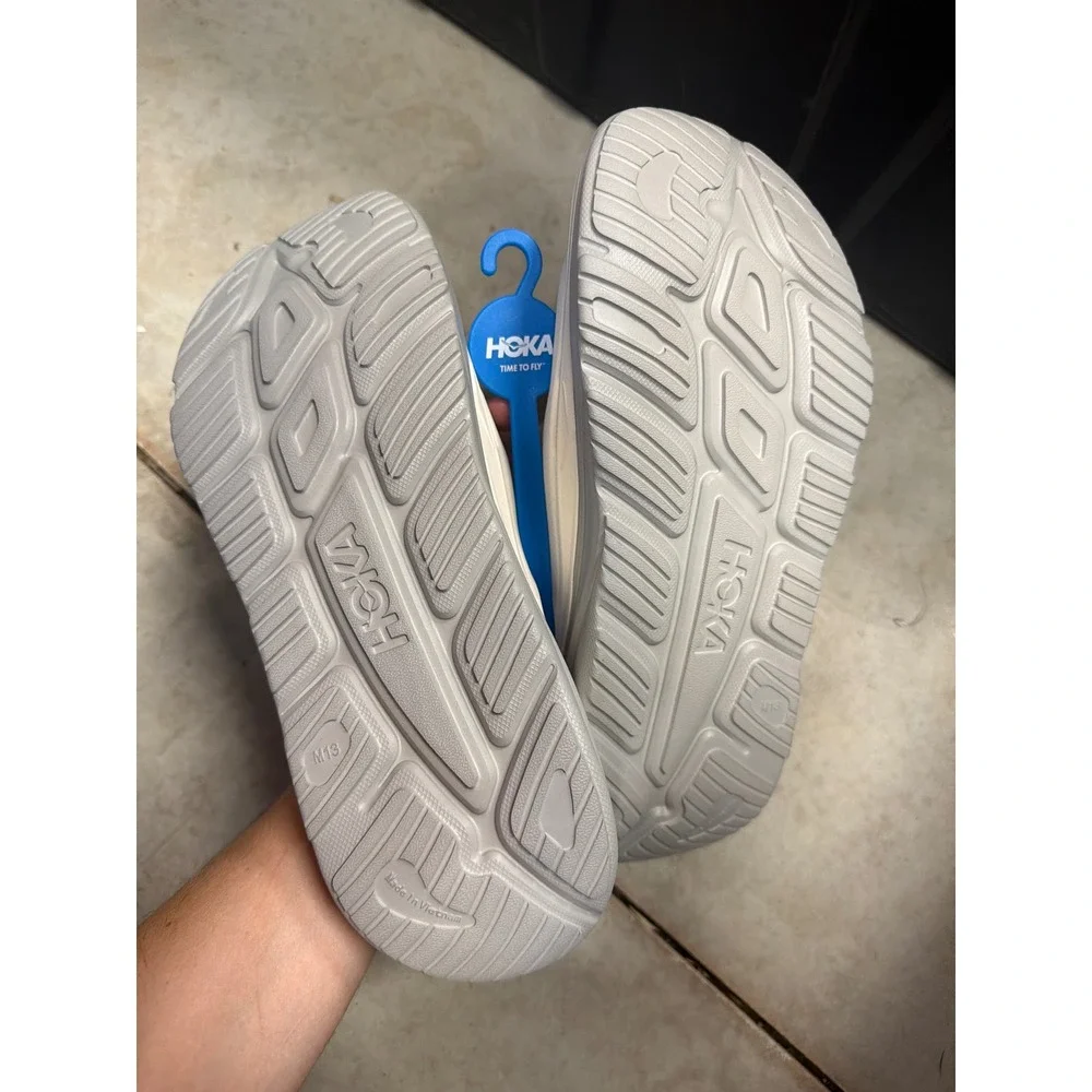 Hoka Ora Recovery 3 Slides Alabaster Stardust Men Size 13 Sandals NWT